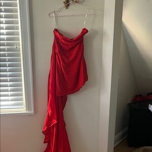 Hello Molly Vibrant Red Dress